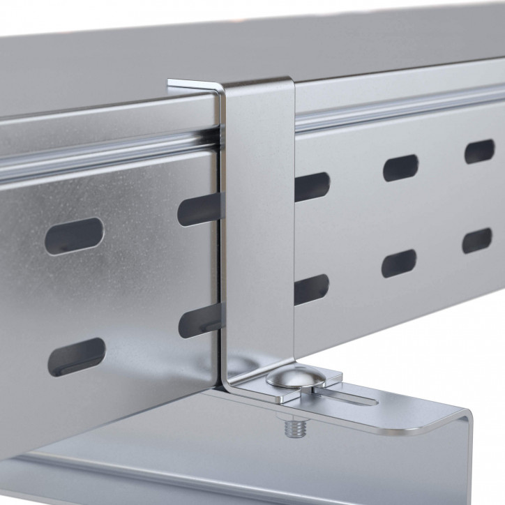 Держатель листового лотка H50, цинк-ламельный (аналог горячеоцинкованного) Держатель листового лотка H50, цинк-ламельный (аналог горячеоцинкованного)