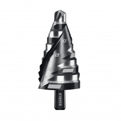 Сверло ступенчатое, винтовая спираль, Pro-Max 9-36 мм, 10 ступеней