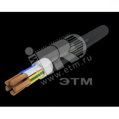 Кабель силовой ППГнг(А)-HF 5х95мс (N.PE)-1 многопроволочный черный (барабан)
