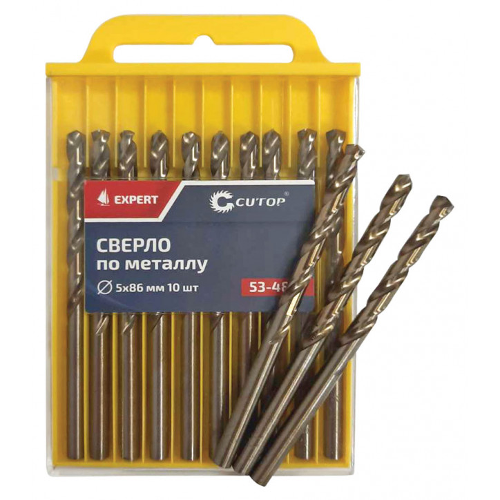 Сверло по металлу Cutop EXPERT, 8.5х117 мм (5 шт) Сверло по металлу Cutop EXPERT, 8.5х117 мм (5 шт)