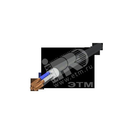 Кабель силовой ППГнг(А)-HF 4х35мк (PE)-1 многопроволочный черный (барабан)