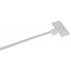 Хомут P6.6 маркерный белый 2,5х200мм IEK