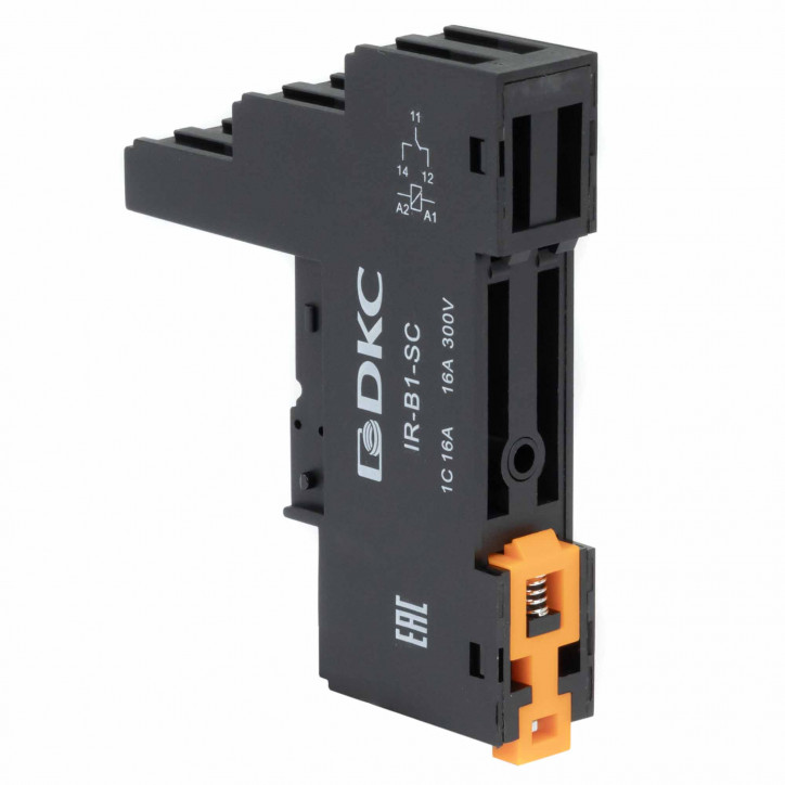 Колодка с винтовыми клеммами для реле на 1 группу: IR-24DC/230AC-1CO Колодка с винтовыми клеммами для реле на 1 группу: IR-24DC/230AC-1CO