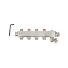 Коллекторная группа SSM-3R set 3 контура 1'X3/4' с термостатическими клапанами и кронштейнами