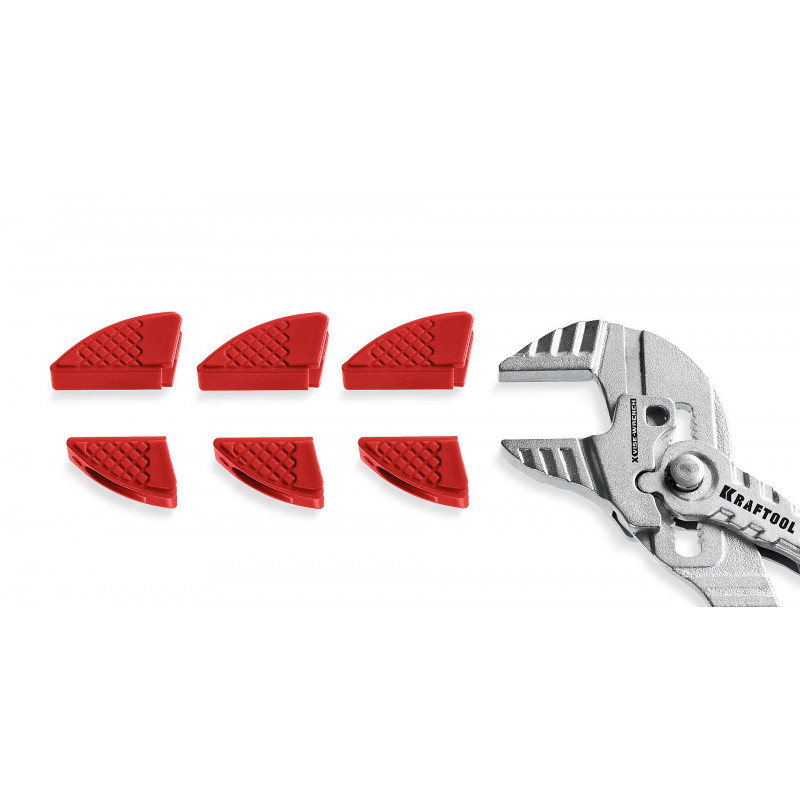 Накладки на губки, сменные, защитные для клещей Vise-Wrench, 300 мм, набор из 3-х пар