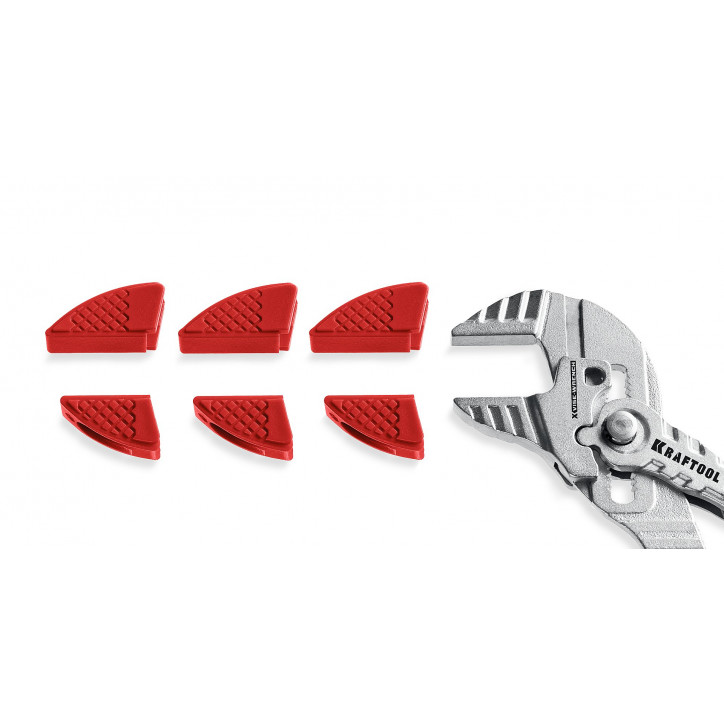 Накладки на губки, сменные, защитные для клещей Vise-Wrench, 300 мм, набор из 3-х пар
