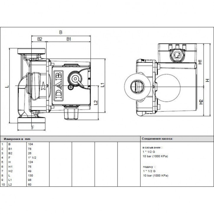 Насос VA 25/130 (1') M 230/50