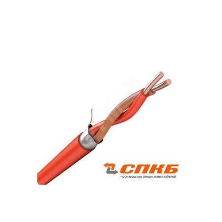 Кабель КПСТЭТнг(А)-HF 1х2х0.75 красный