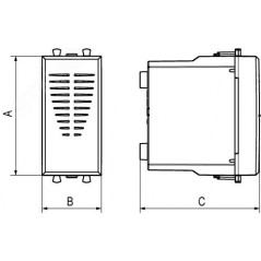 Avanti Звонок ''Ванильная дымка'' 220V, 1 модульный