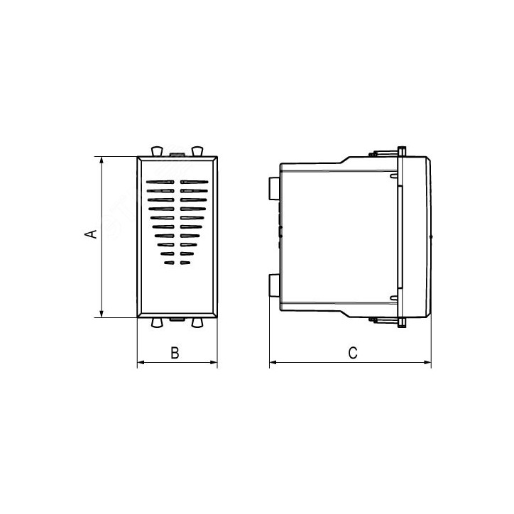 Avanti Звонок ''Ванильная дымка'' 220V, 1 модульный Avanti Звонок ''Ванильная дымка'' 220V, 1 модульный