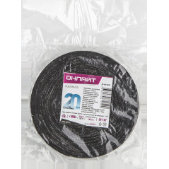 Изолента ОНЛАЙТ 61 154 OIT-H20-20/BL ХБ черная 250г 0,35х20мм 20м