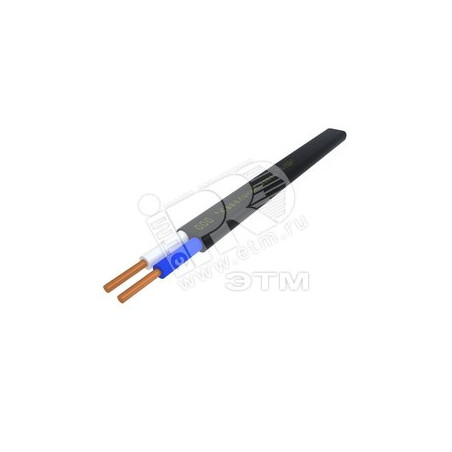 Кабель силовой ВВГ-Пнг(А)-LS 2х4 (ок) (N) -0.66 плоский однопроволочный