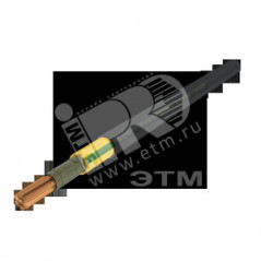 Кабель силовой ППГнг(А)-FRHF 1х25мк(PE)-1 многопроволочный желто-зеленый (барабан)