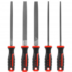 Набор напильников с двухкомпонентной рукояткой (5шт, №2, 300/200 мм, 2-я насечка)