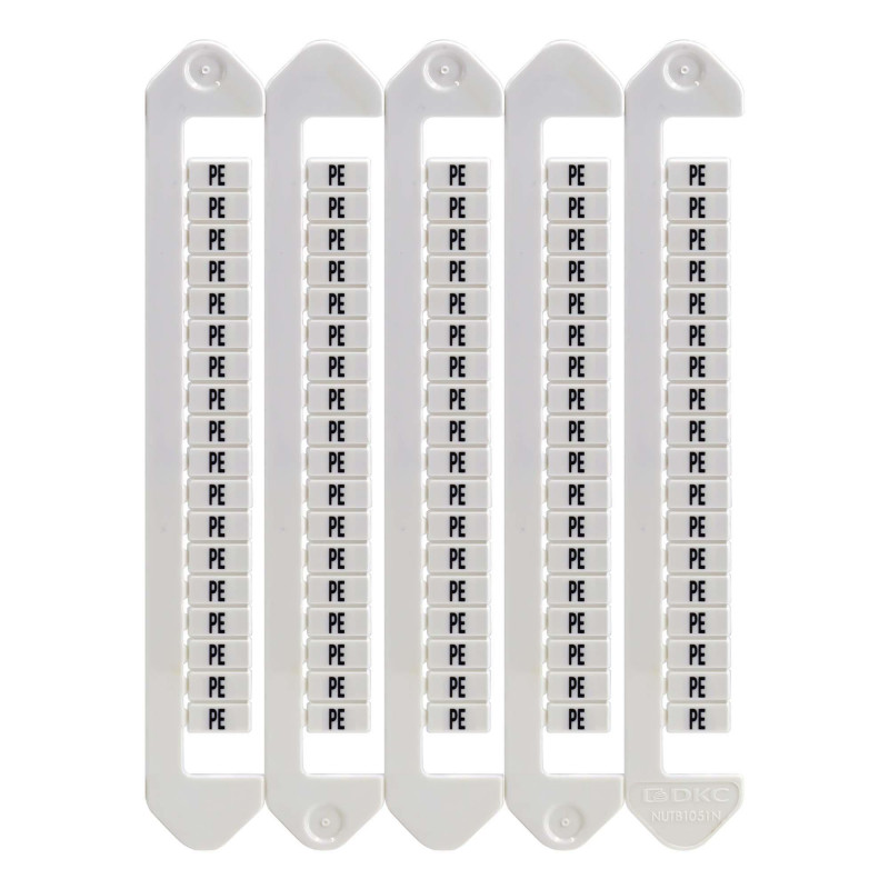 Маркировка для клемм, ширина 5 мм, символ C, вертикальная ориентация