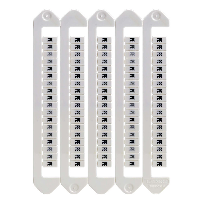 Маркировка для клемм, ширина 5 мм, символ "заземление", горизонтальная ориентация