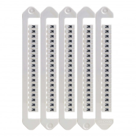 Маркировка для клемм, ширина 5 мм, символ "заземление", горизонтальная ориентация