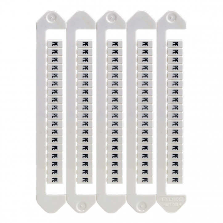 Маркировка для клемм, ширина 5 мм, символ "заземление", горизонтальная ориентация