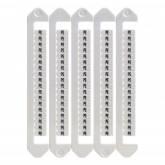 Маркировка для клемм, ширина 5 мм, символы 17 , вертикальная ориентация