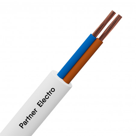 Провод ПВС 2х2,5 ГОСТ белый (10м)