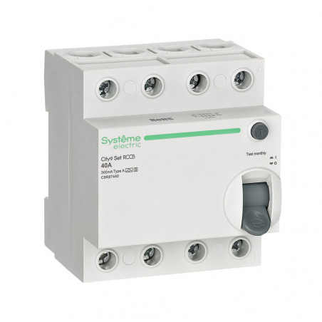 City9 Set Селективный выключатель дифференциального тока (ВДТ/УЗО) 40А 4P 300мА A-S 400В