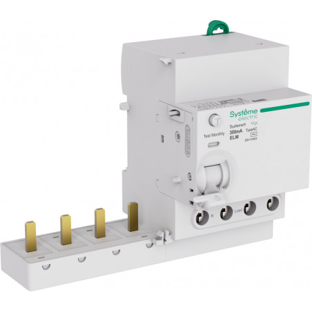 Блок дифференциального тока (БДТ) 63A 4P 300мА Тип-AC 400В Systeme9