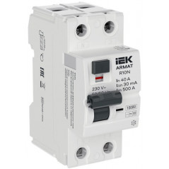 ARMAT Выключатель дифференциального тока R10N 2P 40А 30мА тип B IEK
