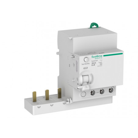 Блок дифференциального тока (БДТ) 25A 3P 30мА Тип-A 400В Systeme9