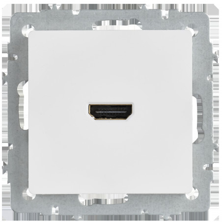 BRITE Розетка HDMI РHDMI-0-БрАБ арктический белый IEK