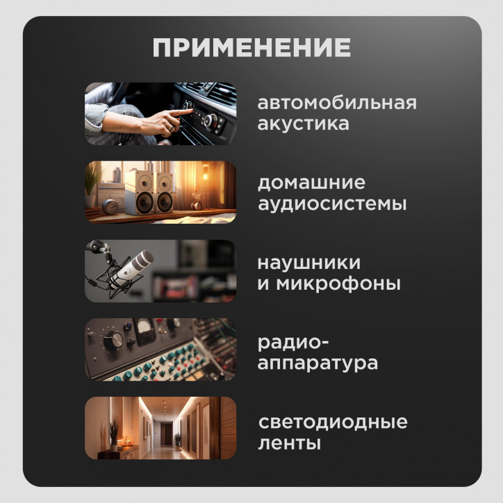 Кабель акустический ШВПМ PROconnect 2х0.35 кв.мм, красно-черный, 100 м