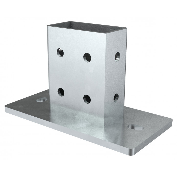 Опора закрытая для двойного STRUT-профиля EZ IEK Опора закрытая для двойного STRUT-профиля EZ IEK