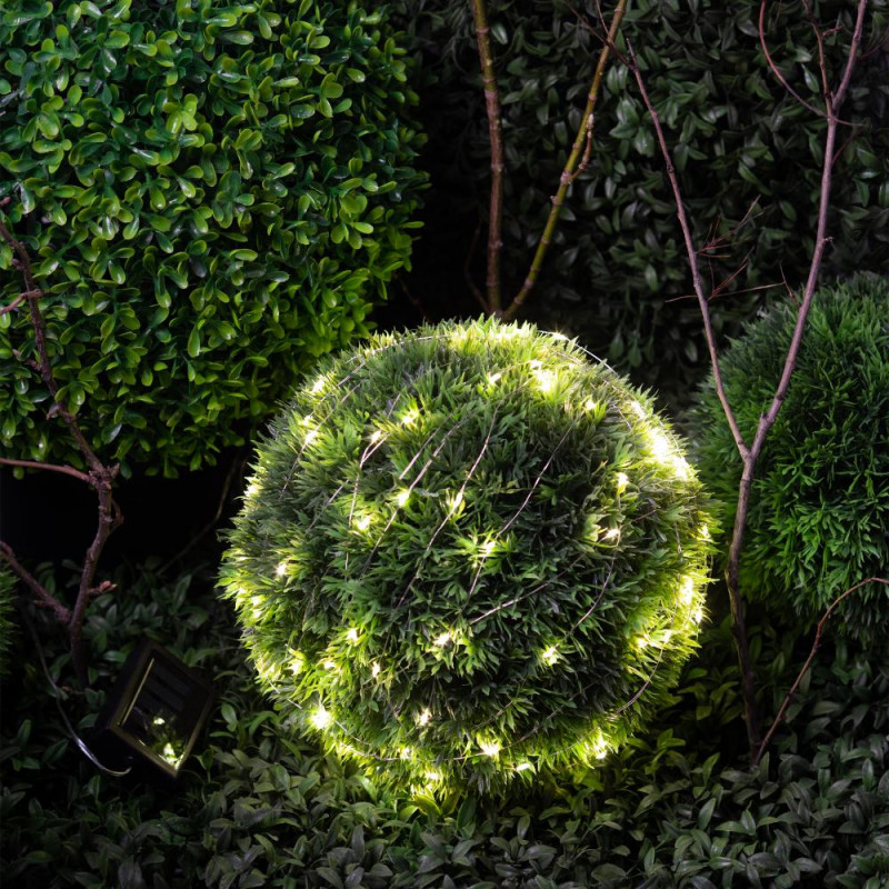 Гирлянда садовая ERASF22-18 Нить на солнечной батарее теплый свет 21,9 м