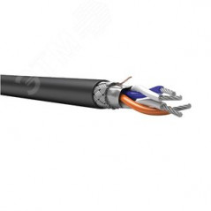 Кабель ТехноКИПвнг(A)-HF 2x2x0.78 ТУ 3574-014-53930360-2013 черный