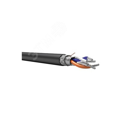 Кабель ТехноКИПвнг(A)-HF 2x2x0.78 ТУ 3574-014-53930360-2013 черный