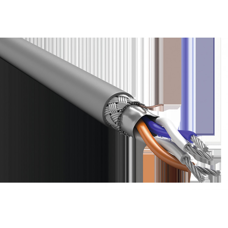 Кабель интерфейсный ITK RS-485 2х2х0.78 нг(А)-LS серый (200м)