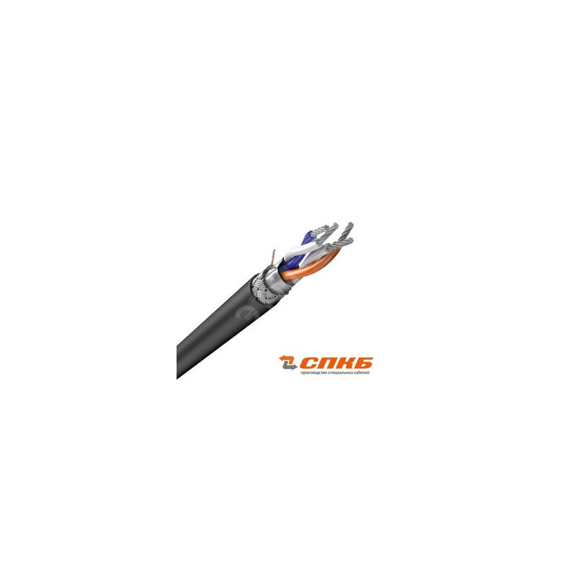 Кабель ТехноКИПнг(А)-НF 2х2х0.60 черный