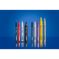 Маркер перманентный для отверстий КОЛИБРИ черный, 0.7-1 мм