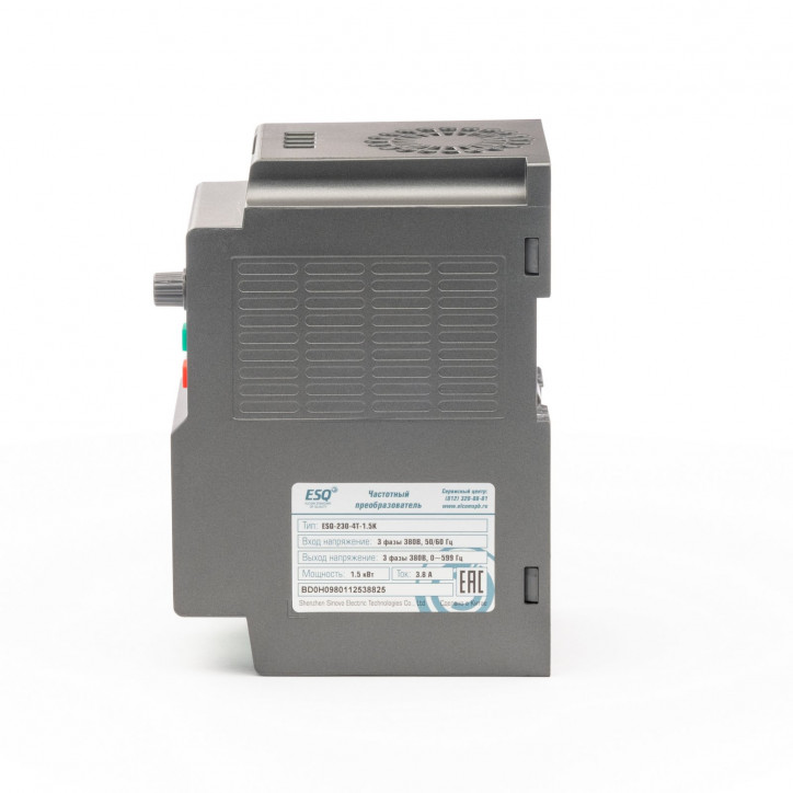 Преобразователь частоты 3ф ESQ-230-4T-1.5K 1.5 кВт 380В