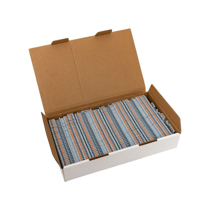 Клеммная колодка пружинная 1,5 Push-in 3 вывода серая Клеммная колодка пружинная 1,5 Push-in 3 вывода серая