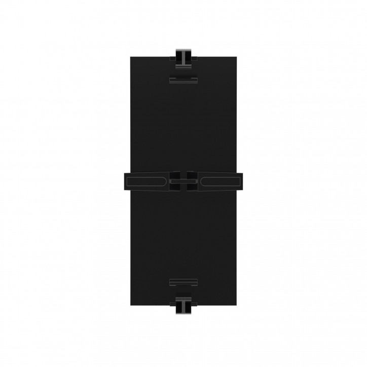 Накладка на стык профиля 90х50 мм, черн. Накладка на стык профиля 90х50 мм, черн.