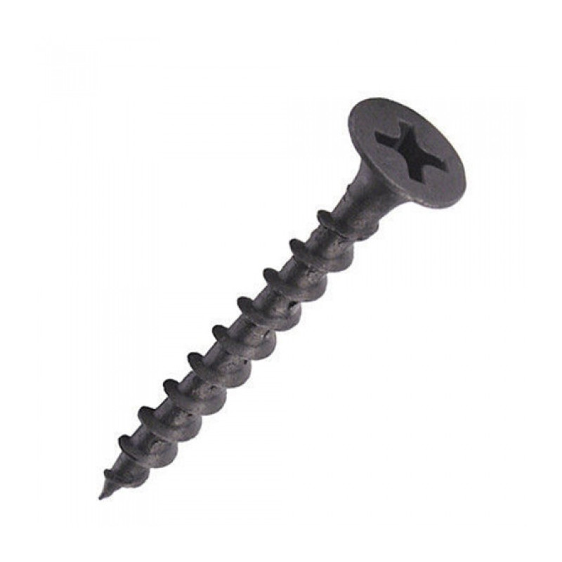 Саморез гипсокартон/дерево 3.8х65 черный