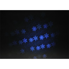 Проектор LED Снежинки мультирежим холодный свет 220V, IP44 ENIOP-04