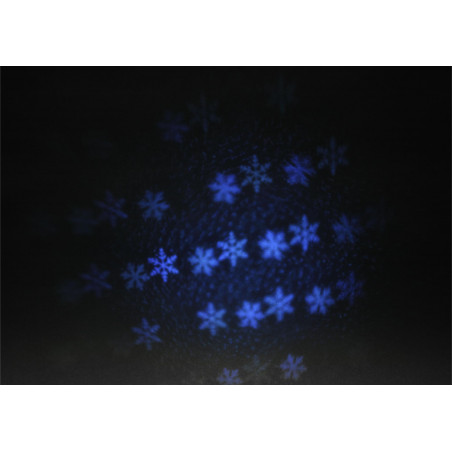 Проектор LED Снежинки мультирежим холодный свет 220V, IP44 ENIOP-04