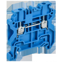 ARMAFIX Колодка клеммная CY2.5BU винтовая 2,5мм2 проходная синяя Ex IEK