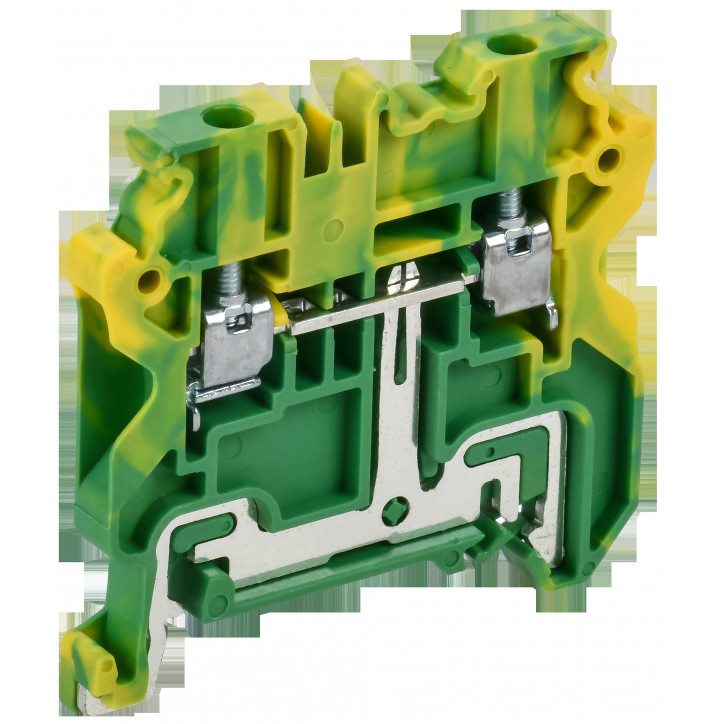 ARMAFIX Колодка клеммная CY2.5 PE винтовая 2,5мм2 проходная заземляющая Ex IEK