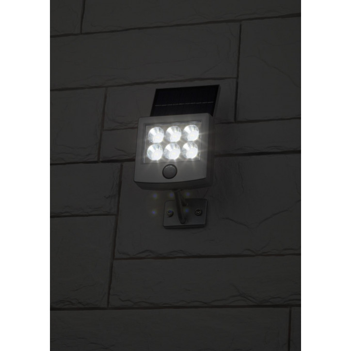 Прожектор с датчиком движения, на солнечной батарее, 6LED, 150 lm ERAFS048-08 Прожектор с датчиком движения, на солнечной батарее, 6LED, 150 lm ERAFS048-08