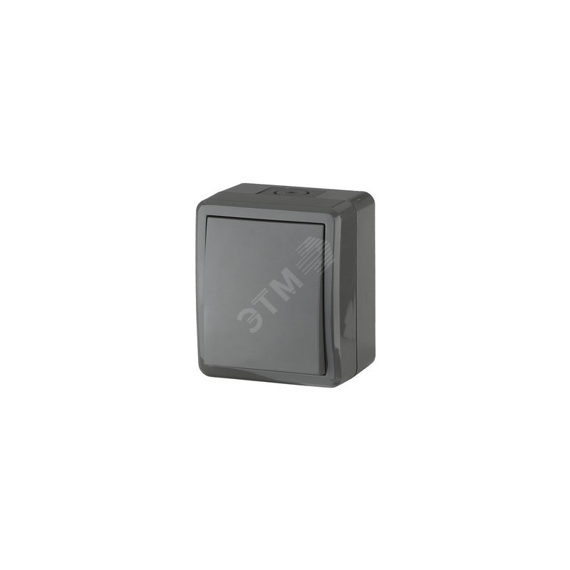 Переключатель IP54, 10АХ-250В, ОУ, Эра Эксперт, серый,11-1403-03