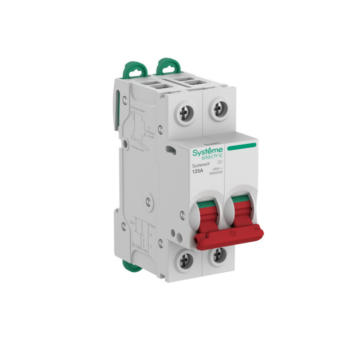 Выключатель нагрузки (ВН) 2P 125A 400В Systeme9