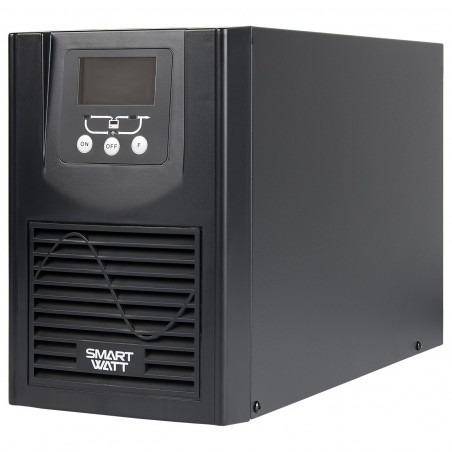 Источник бесперебойного питания SMARTWATT UPS MASTER IEC 1kVA L, онлайн, мощность 1000/900 ВА/Вт, напольный, LCD дисплей, IEC13 