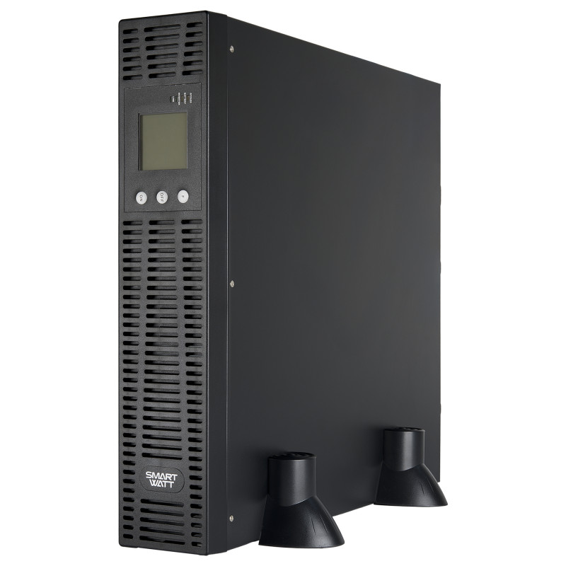 Источник бесперебойного питания SMARTWATT UPS SECURE IEC 1kVA L, онлайн, мощность 1000/900 ВА/Вт, стоечный/напольный, LCD диспле